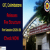 Coimbatore Institute of Technology Releases Fee Structure for Admissions 2026-28; Check Details Here